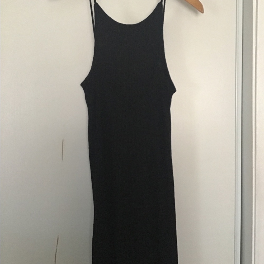 TOPSHOP DRESS BLACK - Picture 3 of 4